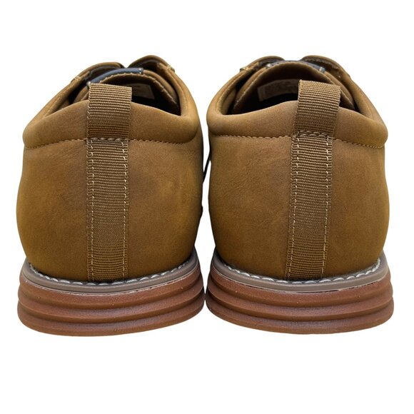 Deer Stags Boys Brown Faux Leather Dapper Jr Dress Shoes Size 6.5 - Picture 6 of 10